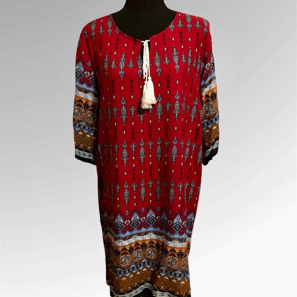 Lightweight summer dress or beach cover up, medium, excellent condition